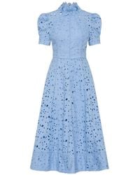 Rebecca Vallance - Kitsu Short Sleeve Midi Dress - Lyst