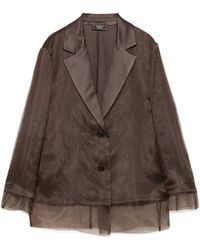 Peserico - Blazer de organza - Lyst