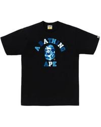 A Bathing Ape - Ape Head Logo-Print T-Shirt - Lyst