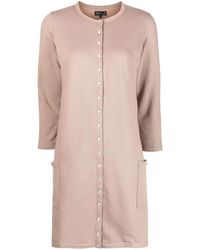 agnès b. - Three-Quarter Sleeve Mini Shirt Dress - Lyst