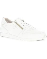 Gabor - Zip-Detail Lace-Up Sneakers - Lyst