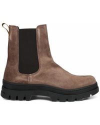 Moorer - Morisot-P5 Suede Chelsea Boots - Lyst