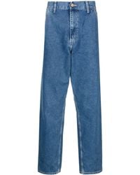 Carhartt - Simple Mid-rise Straight-leg Jeans - Lyst