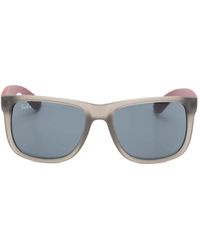 Ray-Ban - Justin Sonnenbrille Mit Eckigem Gestell - Lyst