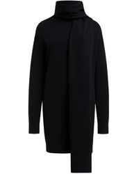 12 STOREEZ - Merino Wool Blend Midi Dress - Lyst