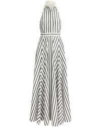 Ralph Lauren - Eldred Striped Cotton Day Dress - Lyst
