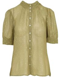 Ba&sh - Mimi Buttoned Blouse - Lyst