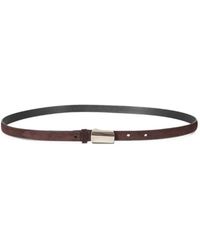 Orciani - Peach Suede Belt - Lyst