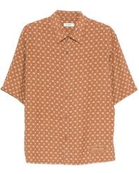 Sandro - Link Print Loose-Fit Shirt - Lyst