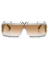 Cazal - Sonnenbrille Mit Eckigem Gestell - Lyst