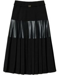 Twinset - Gonna Midi Plissé - Lyst