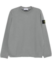 Stone Island - Compass-Motif Sweatshirt - Lyst