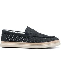 Casadei - Nabuk Slip-On Loafers - Lyst