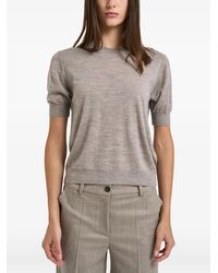 P.A.R.O.S.H. - Kurzärmeliger Pullover Mit Strass - Lyst