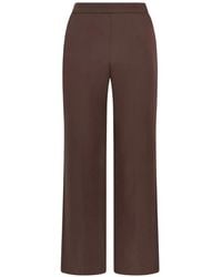 Maliparmi - Sleek Urban Cady Ankle-Length Bootcut Trousers - Lyst