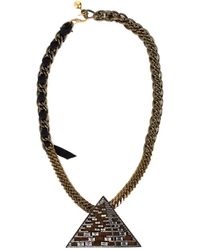 Lanvin - Collana Luxor Pyramid - Lyst