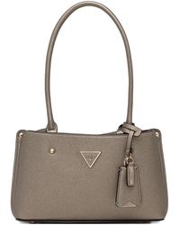 Guess - Meridian Tote Bag mit Triangel-Logo - Lyst