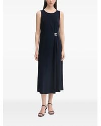 Joseph Ribkoff - Buckle-Detail Sleeveless Midi Dress - Lyst