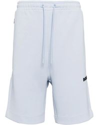 BOSS - Logo-Embroidered Drawstring Shorts - Lyst