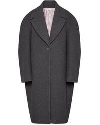 Thom Browne - Abrigo Melton - Lyst