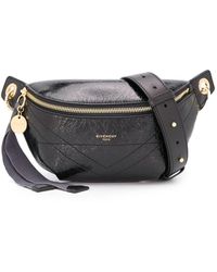 Givenchy Id Wrinkled-effect Belt Bag - Black