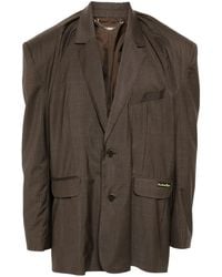 Martine Rose - Logo-Patch Blazer - Lyst