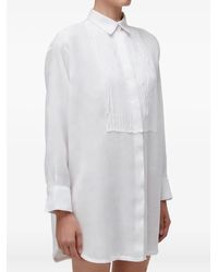 Osklen - Pleated-Shirt Mini Dress - Lyst