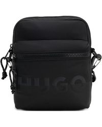 BOSS - Logo-Print Shoulder Bag - Lyst