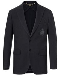 Billionaire - Constant Crest-Patch Single-Breasted Blazer - Lyst
