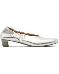 Marsèll - Escarpins En Cuir À Fronces - Lyst