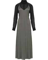 UMA | Raquel Davidowicz - Vestido midi con diseño a capas - Lyst