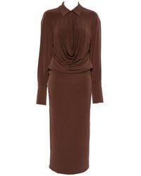 ANDAMANE - Lilia Long-Sleeve Maxi Dress - Lyst