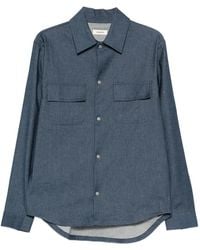 Sandro - Pocket Long-Sleeve Shirt - Lyst