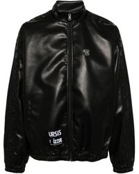 Izzue - Zip-up Faux-leather Jacket - Lyst
