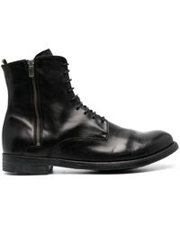 Officine Creative - Hive 053 Leather Ankle Boots - Lyst