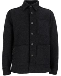 Xacus - Virgin Wool Overshirt - Lyst