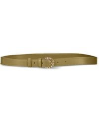 Ulla Johnson - Gia Twisted-Buckle Leather Belt - Lyst