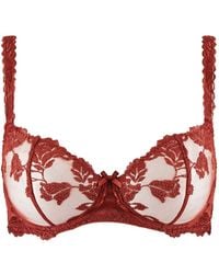 Aubade - Softessence Floral-Embroidered Bra - Lyst