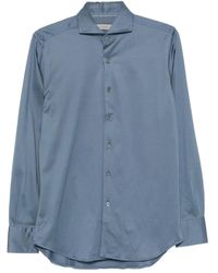 Canali - Buttoned Cotton Shirt - Lyst