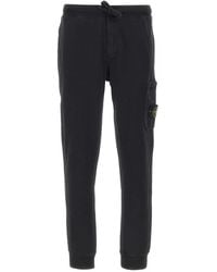 Stone Island - Patch-Pocket Cotton Track Pants - Lyst