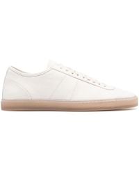 Lemaire - White Linoleum Leather Sneakers - Lyst