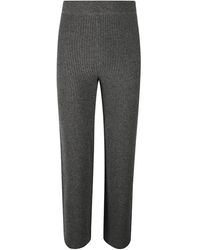 Jil Sander - Gerippte Strickhose - Lyst