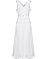 Blanca Vita - V-Neck Flared Dress - Lyst