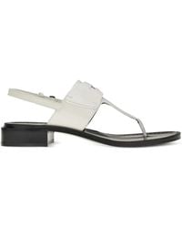 Ferragamo - Nya Leather Ankle-Strap Sandals - Lyst