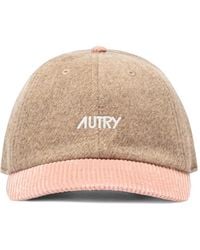 Autry - Wool Baseball Cap With Embroidered Logo - Lyst