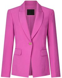 Liu Jo - Single-Breasted Peak-Lapel Blazer - Lyst