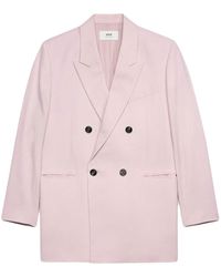 Ami Paris - Oversize Double-breasted Blazer - Lyst
