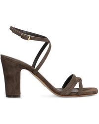 Julie Dee - Buckle-Fastening Crossover-Strap Sandals - Lyst