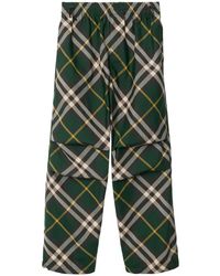 Burberry - Hose Mit Karomuster - Lyst