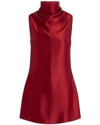 KHAITE - Daria Sleeveless Mini Dress - Lyst